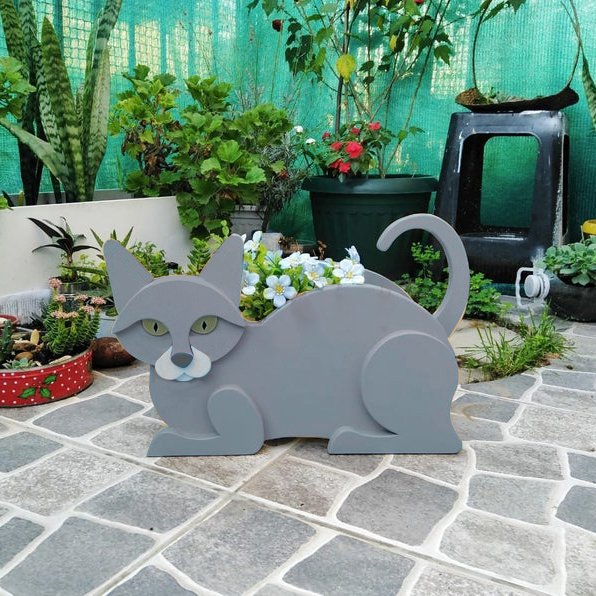 Rootly cat planter windowsill styling