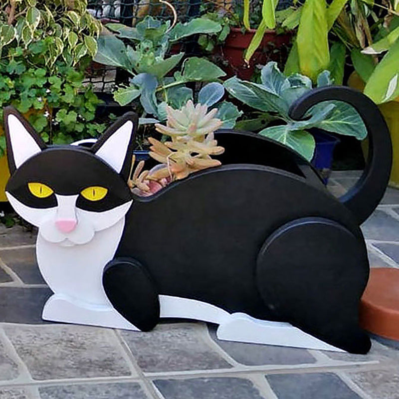 Rootly cat-shaped planter product gallery image