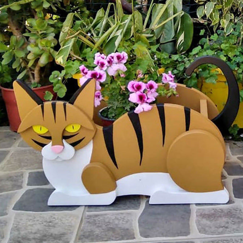 Rootly cat planter shelf styling inspiration